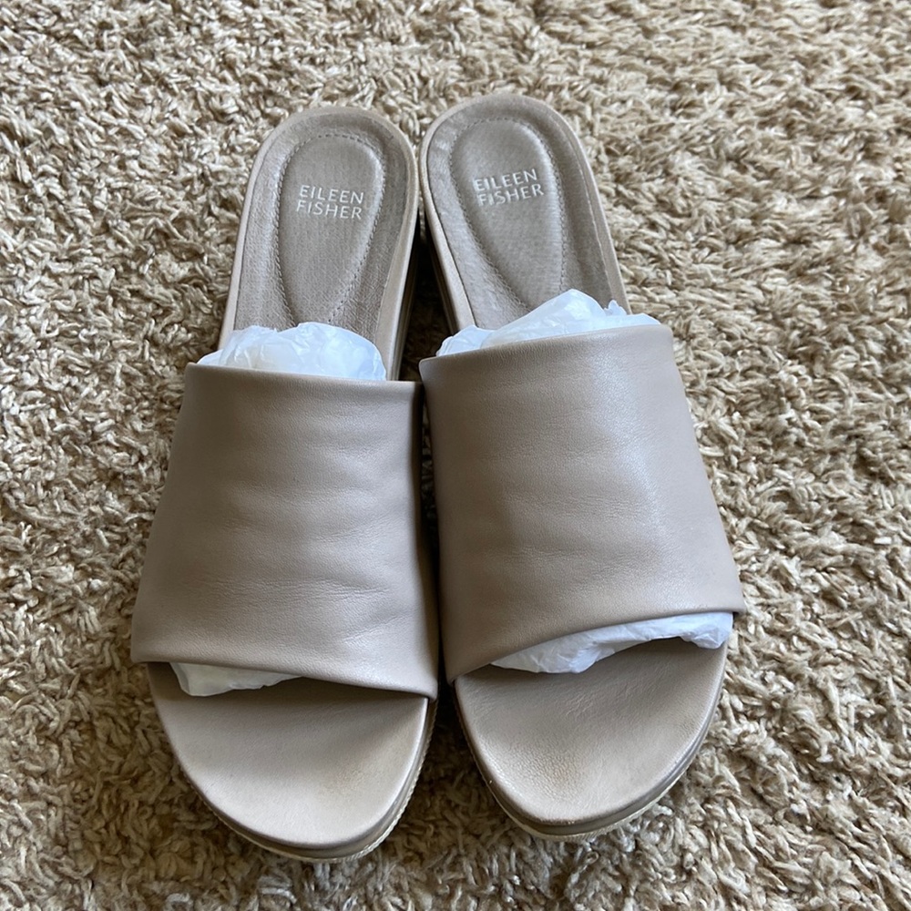 Eileen Fisher slide sandals